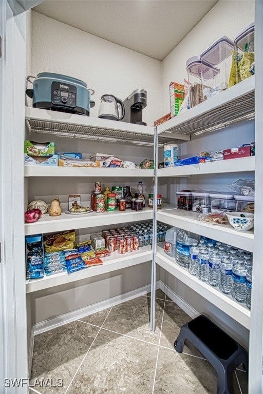 view of pantry