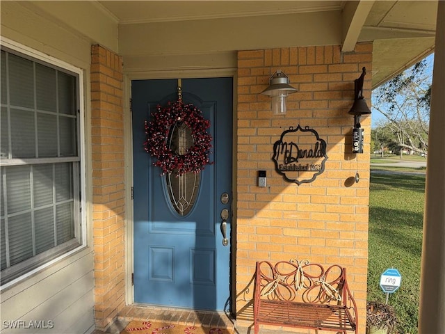 view of property entrance