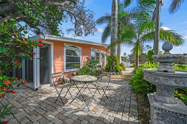 view of patio