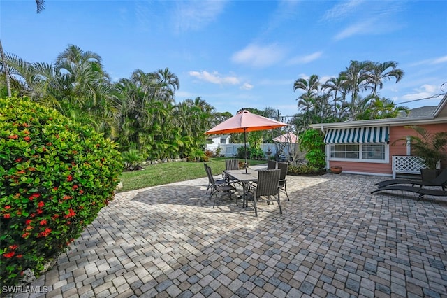 view of patio