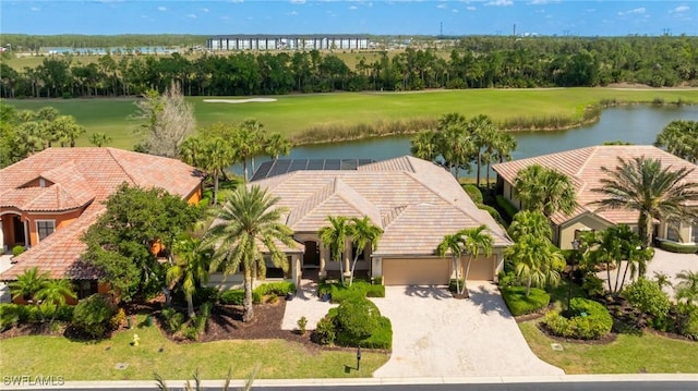 9284 Trieste Dr, Fort Myers, FL 33913 - bird's eye view featuring a water view
