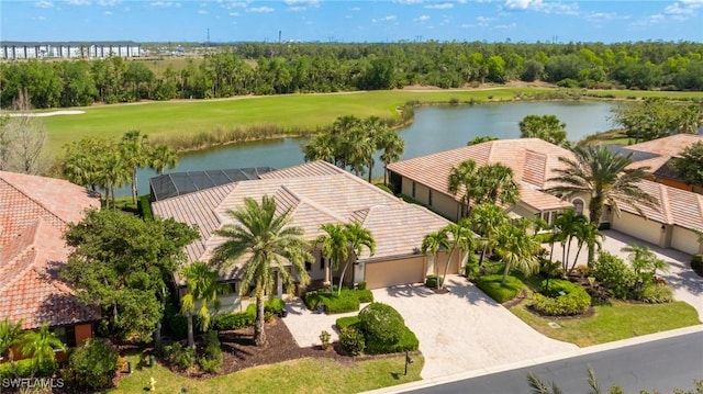 9284 Trieste Dr, Fort Myers, FL 33913 - aerial view featuring a water view