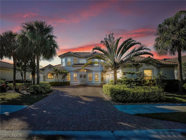 view of mediterranean / spanish home