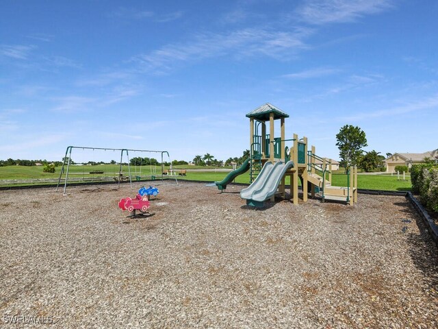 view of play area