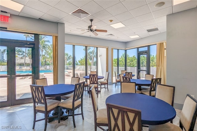 58 N Collier Blvd Unit 1206, Marco Island, FL 34145 - sunroom with visible vents and french doors