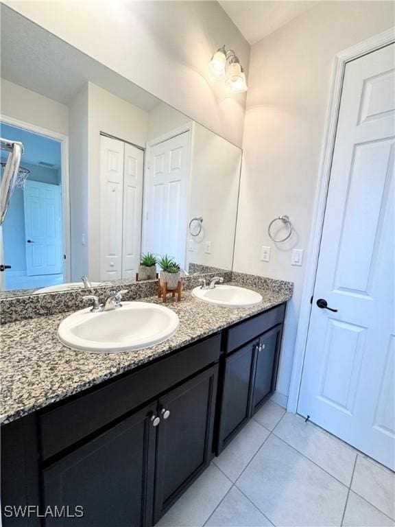 5161 Vizcaya St, Ave Maria, FL 34142 - full bath featuring tile patterned flooring and double vanity