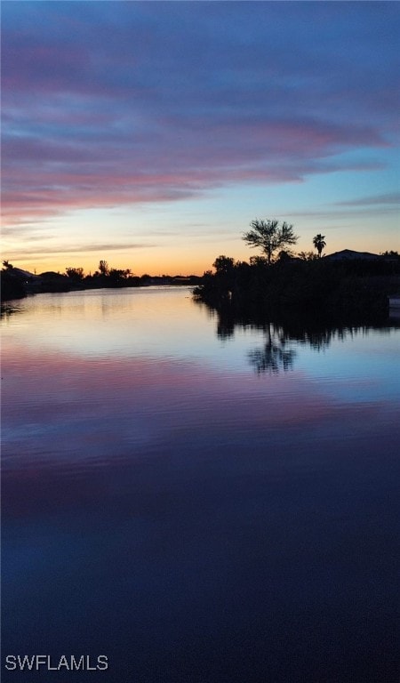 property view of water