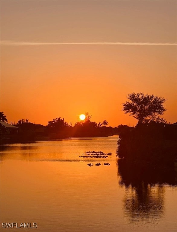 property view of water