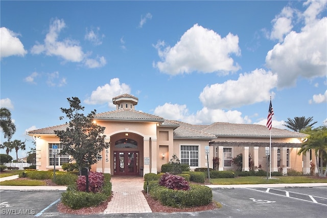 8681 Athena Ct, Lehigh Acres, FL 33971 - view of property featuring uncovered parking