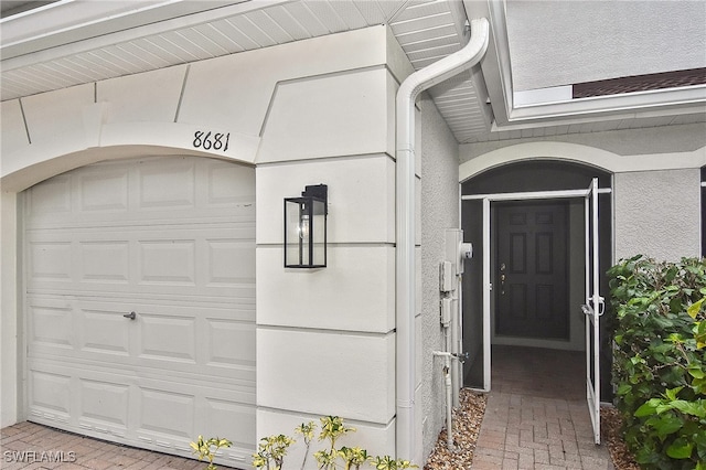 8681 Athena Ct, Lehigh Acres, FL 33971 - view of garage