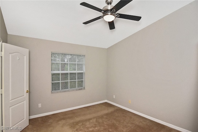 8681 Athena Ct, Lehigh Acres, FL 33971 - carpeted spare room with a ceiling fan and baseboards