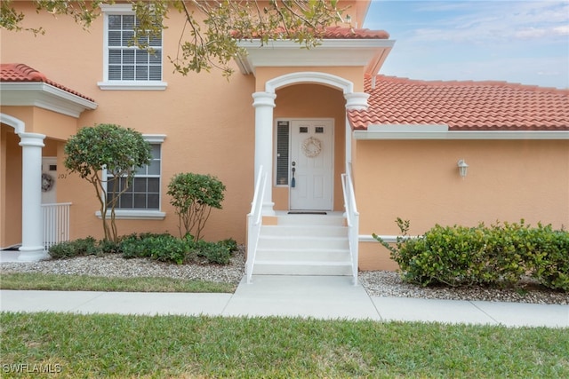 view of entrance to property