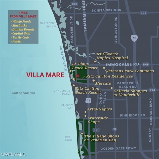 560 95th Ave N Unit 1, Naples, FL 34108 - map location