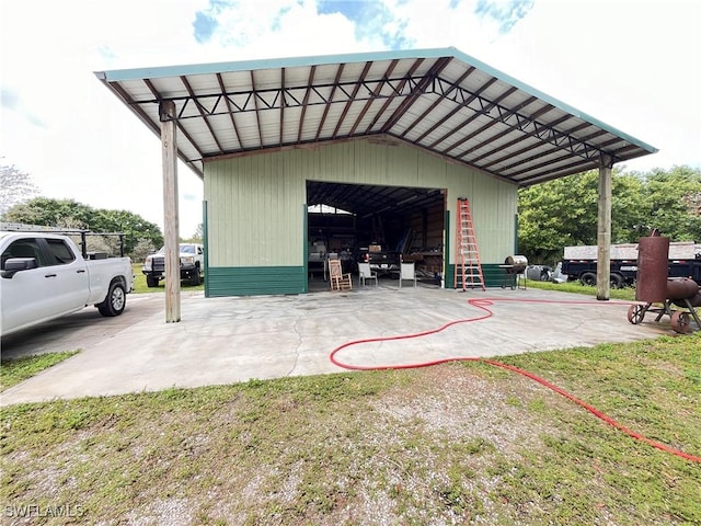 view of car parking