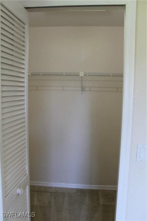 view of closet