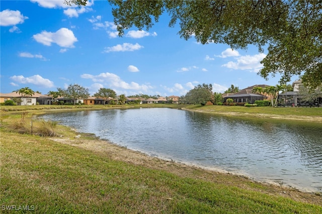 property view of water