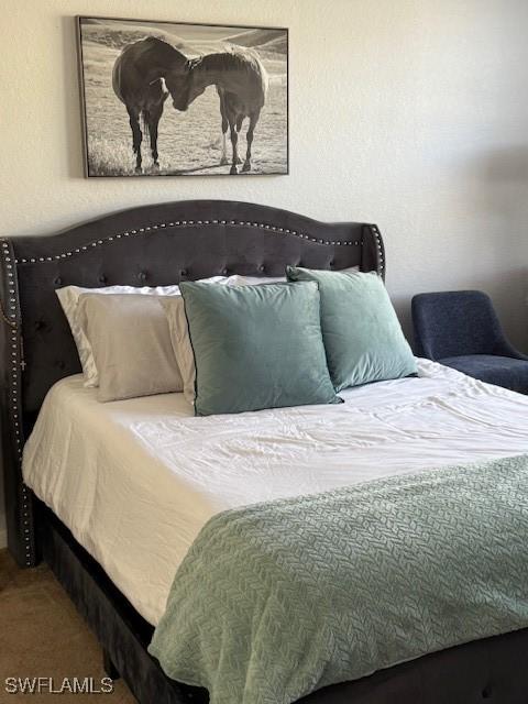 bedroom featuring carpet floors