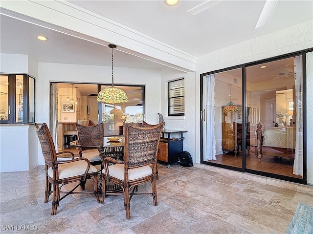 view of dining room