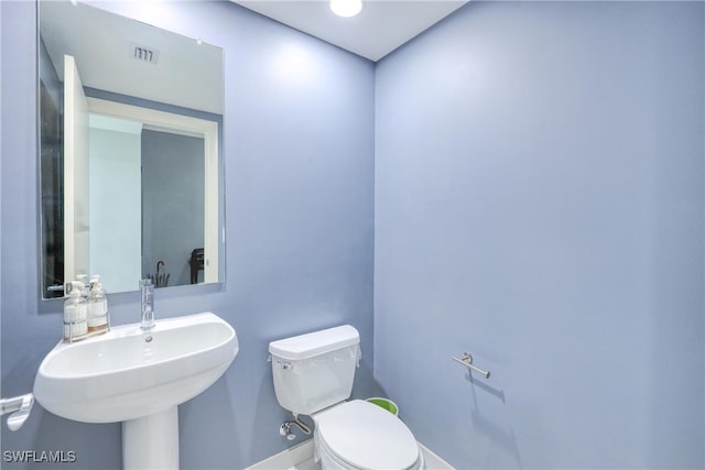 bathroom with toilet