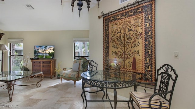 view of dining room