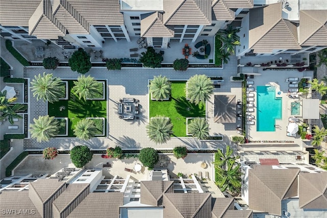 1030 3rd Ave S Unit 419, Naples, FL 34102 - aerial view of a pool area
