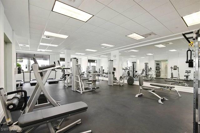 1030 3rd Ave S Unit 419, Naples, FL 34102 - workout area with healthy amount of natural light