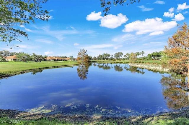 property view of water