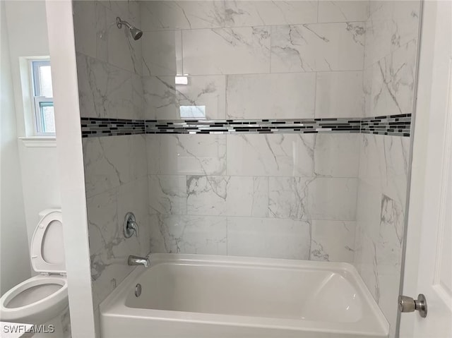 3708 15th St SW, Lehigh Acres, FL 33976 - bathroom featuring  shower combination and toilet
