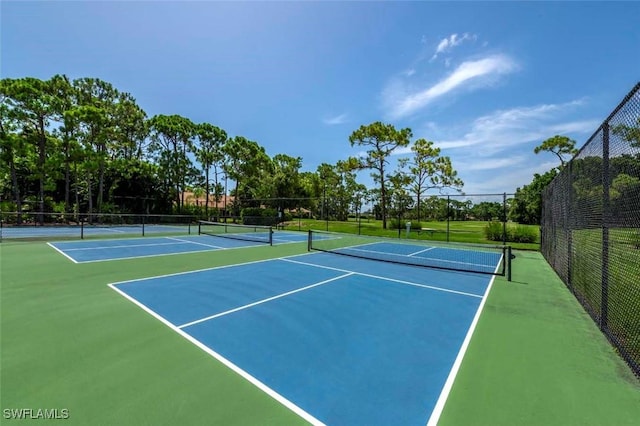 view of sport court