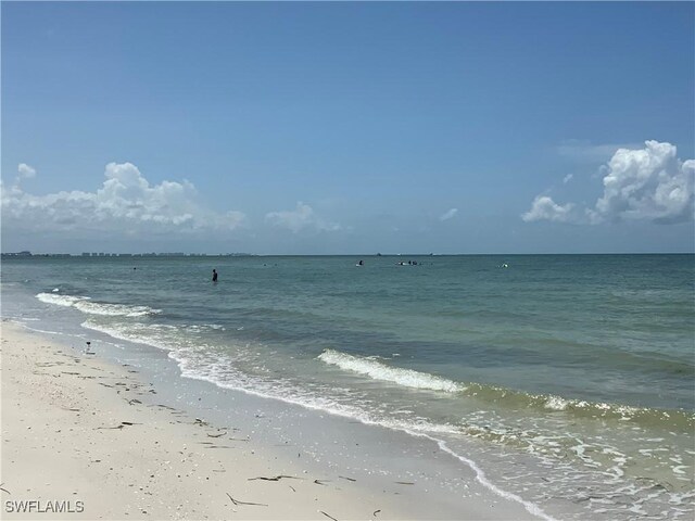 water view featuring a view of the beach