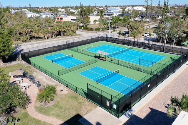 view of tennis court