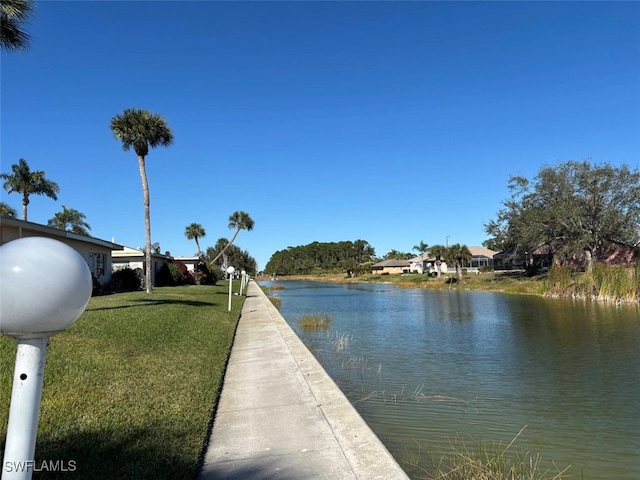 property view of water