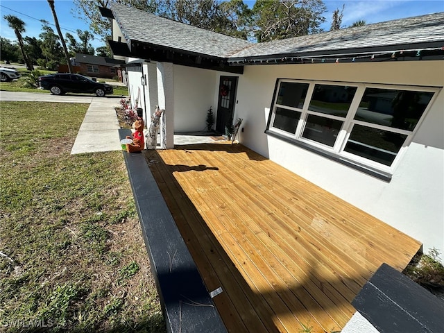 view of deck