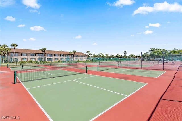 view of sport court featuring basketball court