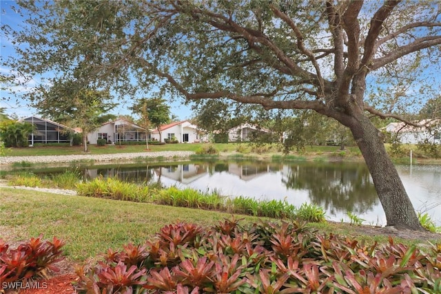 view of water feature