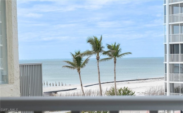 water view with a beach view