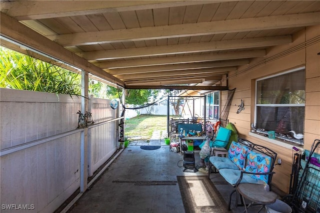 view of patio