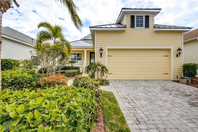 view of front of house with a porch