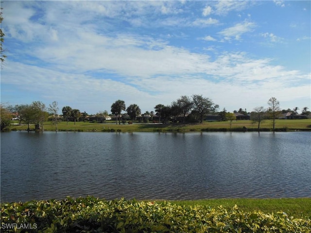 view of water feature