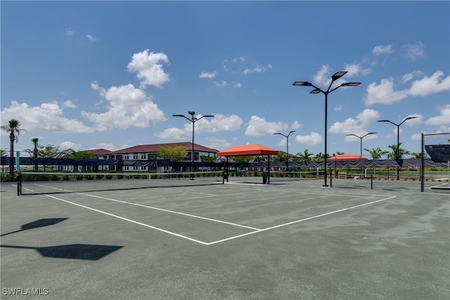 view of tennis court