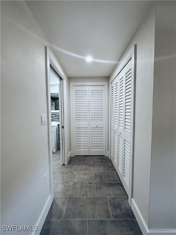 hall with baseboards