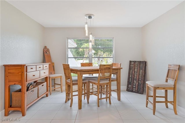 view of dining area