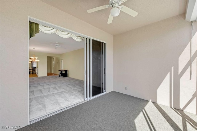 view of patio / terrace featuring ceiling fan