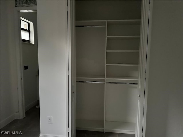 view of closet