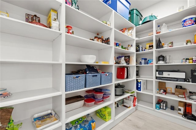 view of pantry