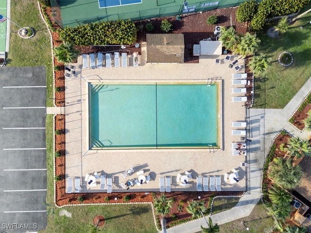 drone / aerial view