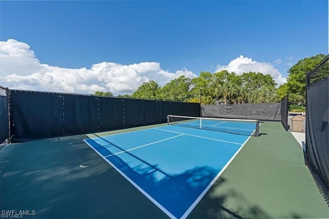 view of sport court