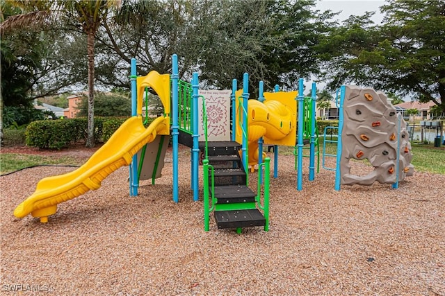 view of play area