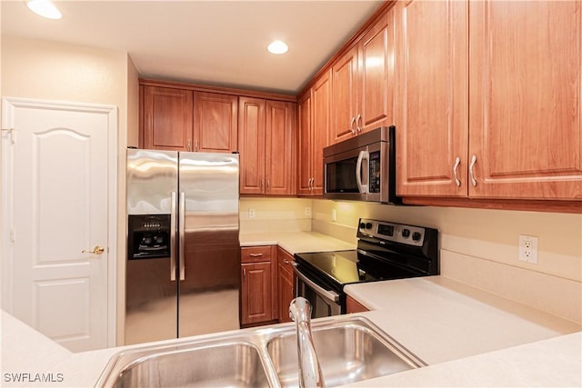 kitchen featuring sink and stainless steel appliances