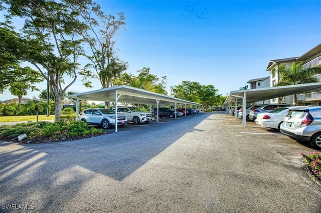 view of parking